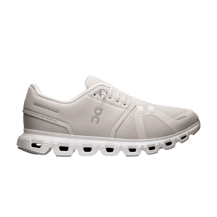ON Wmns Cloud 6 Wide 'Pearl White'