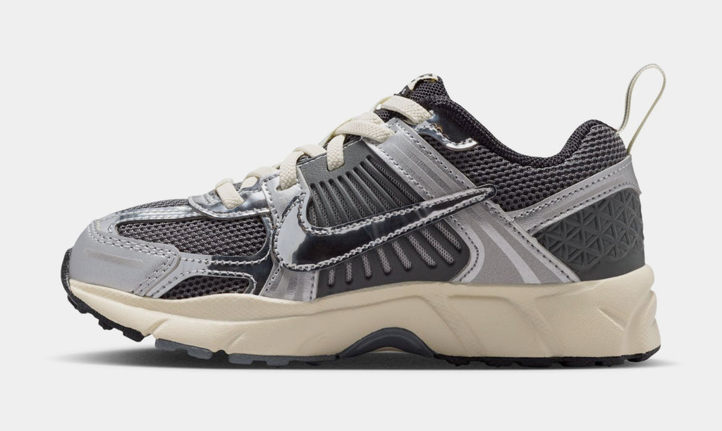 Vomero 5 Preschool Running Shoes (Iron Grey/Chrome/Metallic Silver)