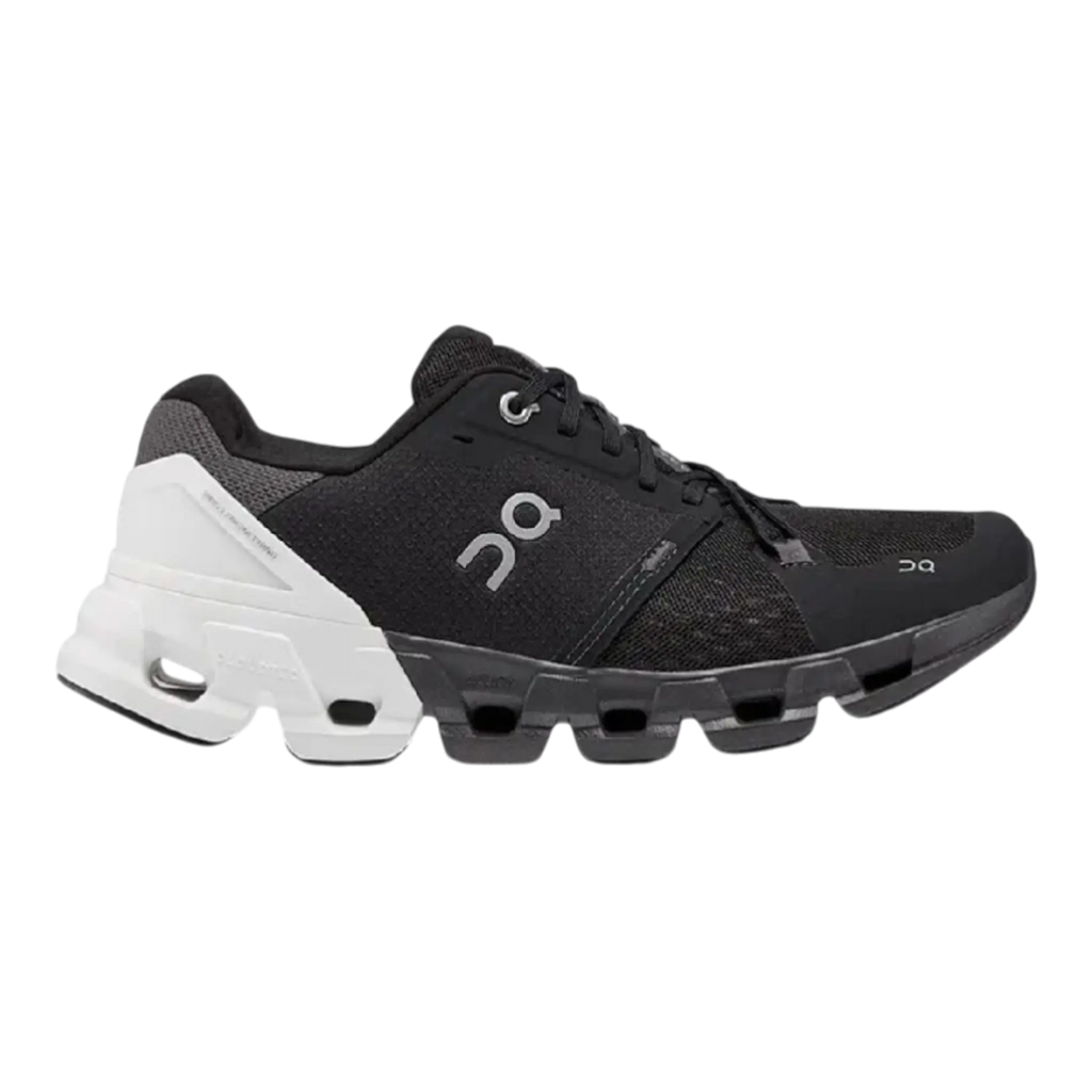 ON Cloudflyer 4 Wide Sneaker in Black White | Women