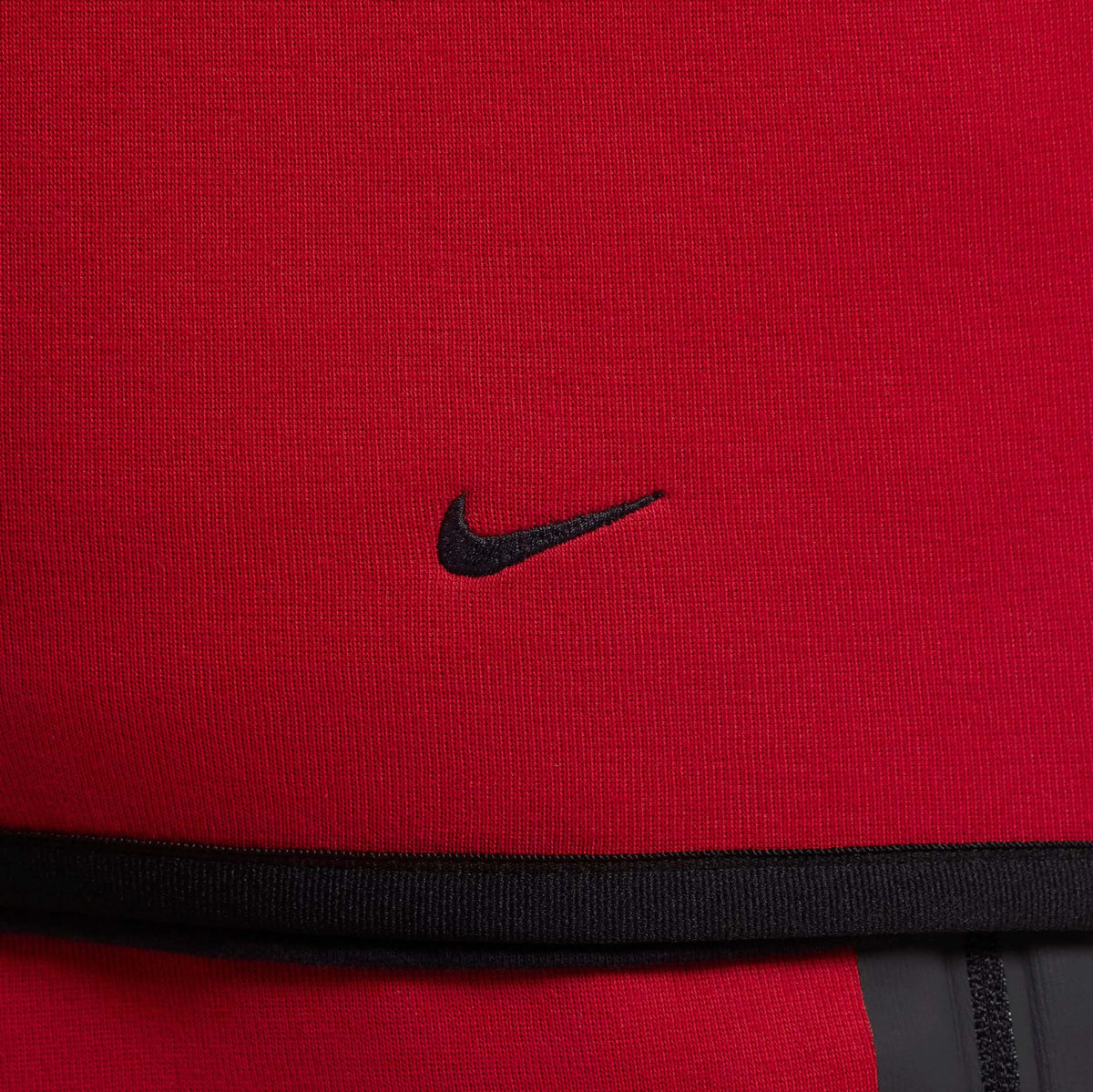 Tech Fleece Windrunner Full Zip Mens Jacket (Gym Red/Black)