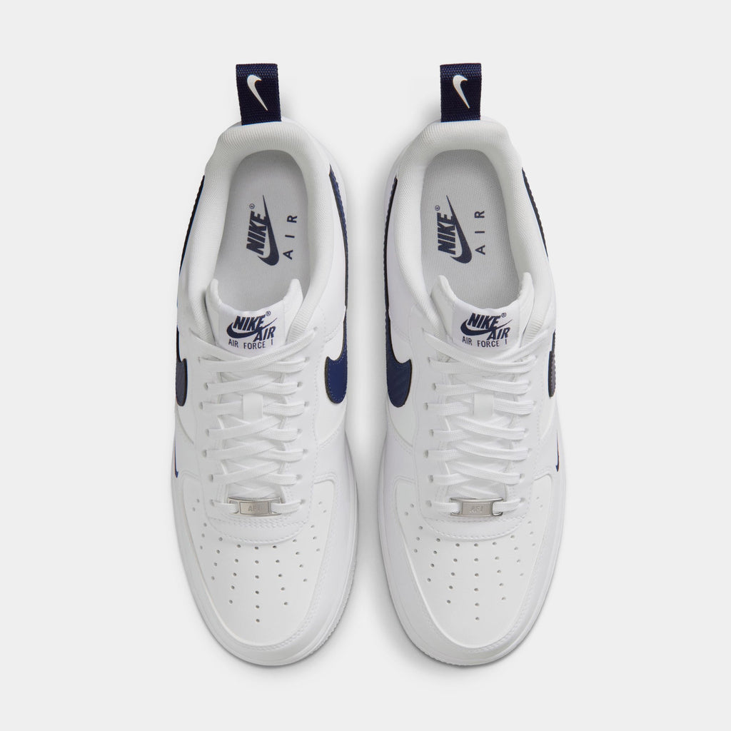 Air Force 1 '07 Mens Lifestyle Shoes (White/Midnight Navy/White)