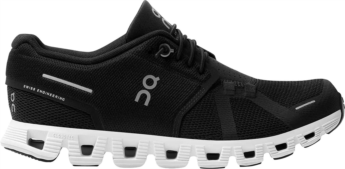 Women's Cloud 5 Running Shoes In Black White