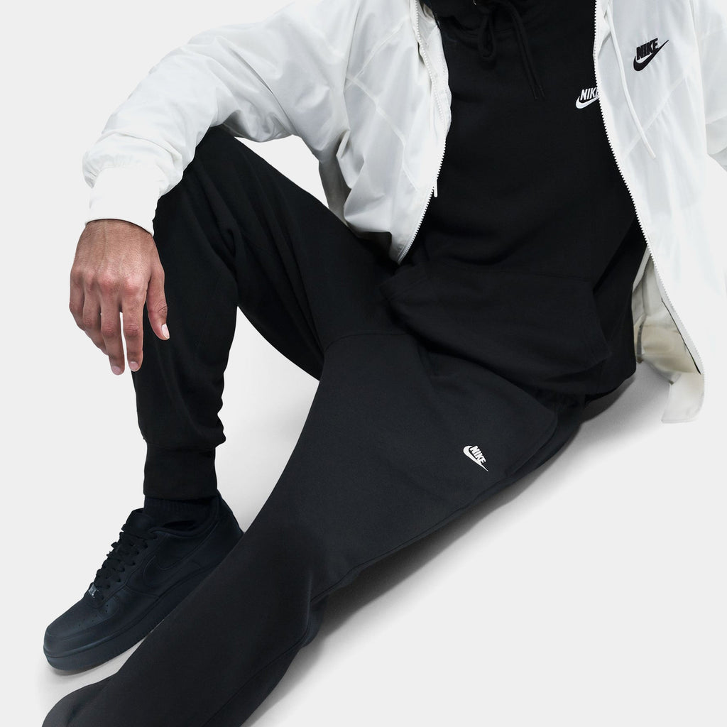 Club Fleece Jogger Mens Pants (Black/Black/White)