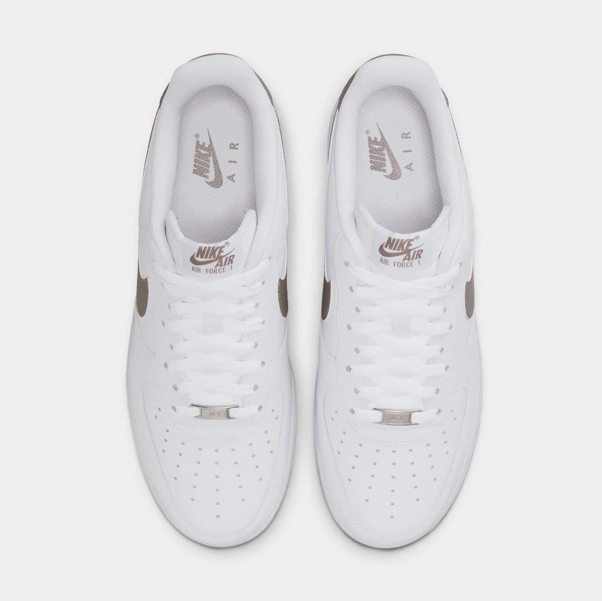 Air Force 1 Mens Lifestyle Shoes (White/Cave Stone)