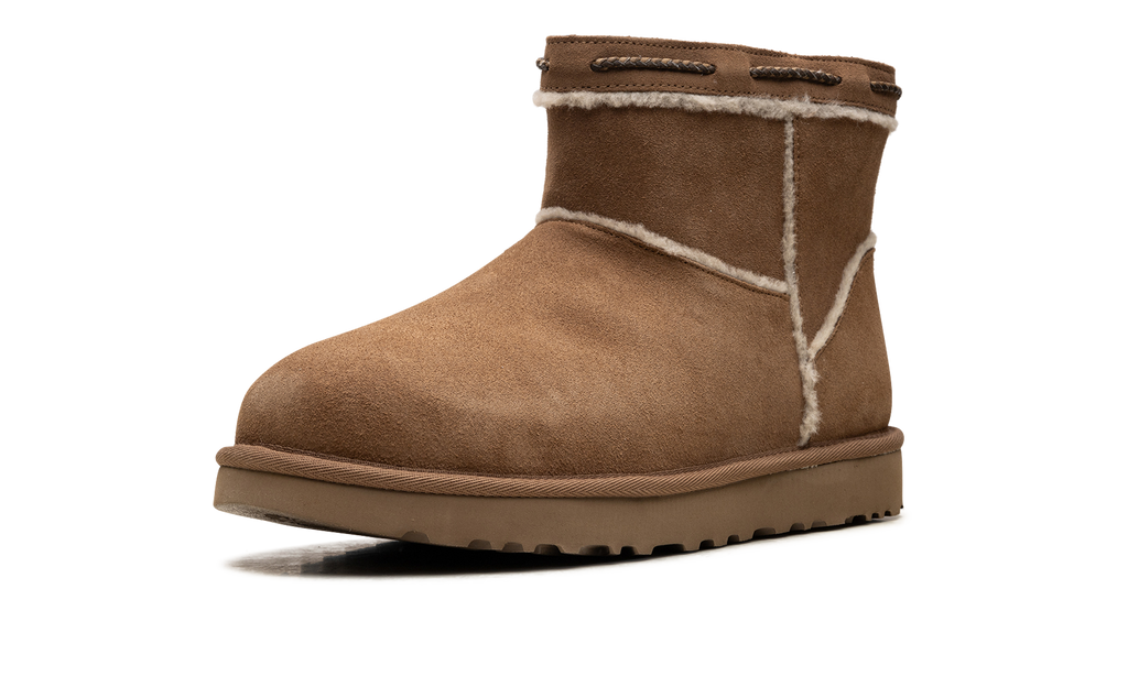 Classic Mini Shearling Braid WMNS "Chestnut" 1166751 CHE