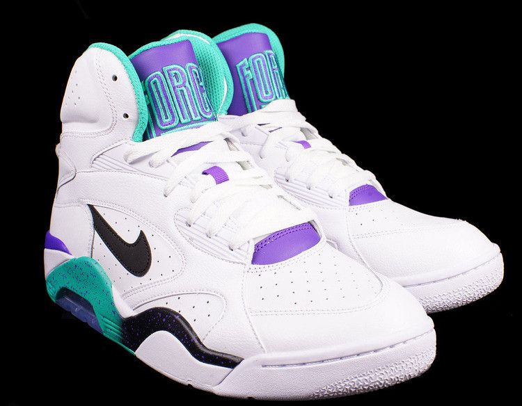 Nike Air Force 180 — White/Atomic Teal/Hyper Grape/Black