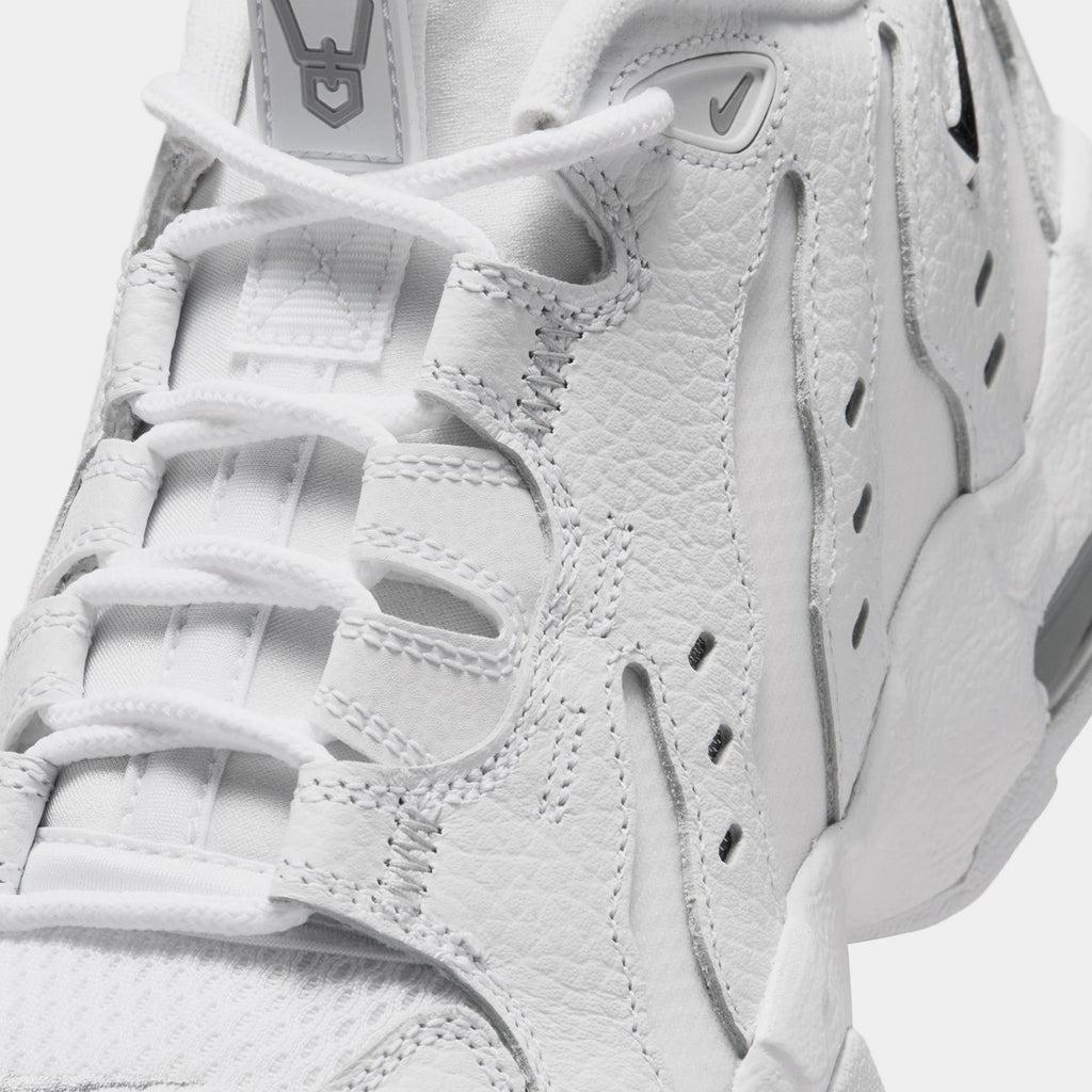 Air DT Max 96 Low Mens Basketball Shoes (White/Metallic Silver/White)