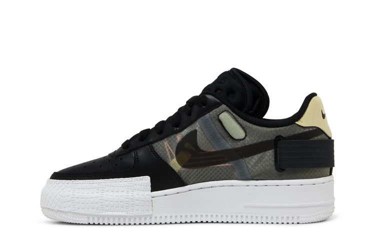 Nike Air Force 1 Type GS 'Black Zinnia'