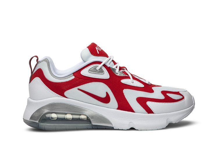 Nike Air Max 200 'University Red' — White/University Red/Metallic Silver