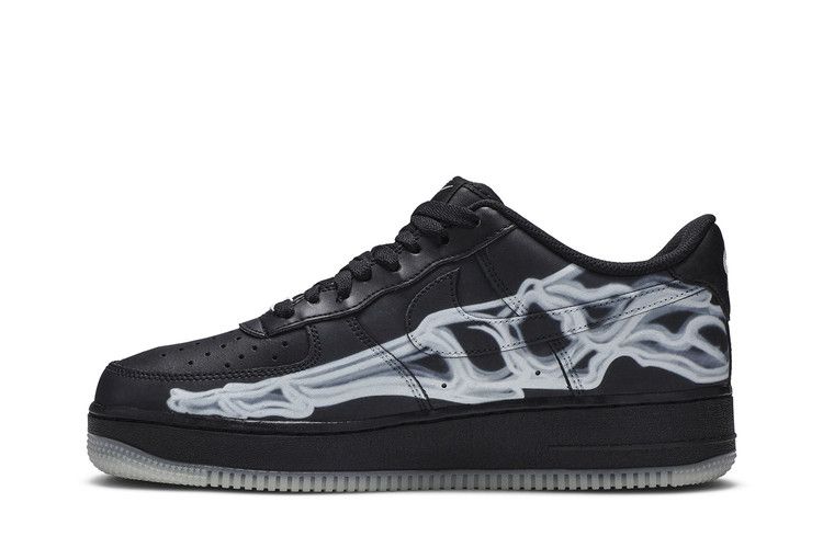 Nike Air Force 1 '07 QS 'Black Skeleton'