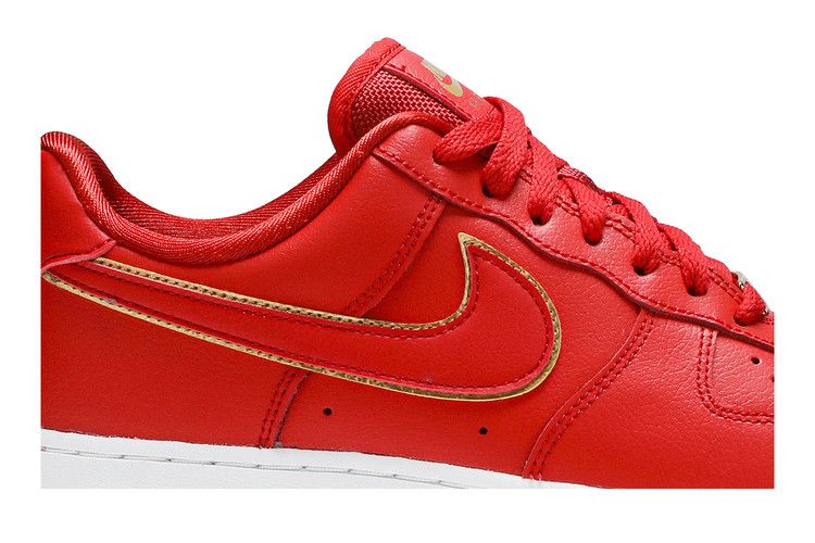 Nike Wmns Air Force 1 Low 'Red Gold Swoosh'