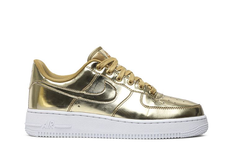 Nike Wmns Air Force 1 SP 'Liquid Metal - Gold'