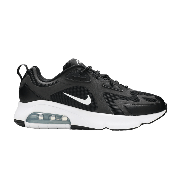 Nike Air Max 200 'Black' — Black/White/Off Noir