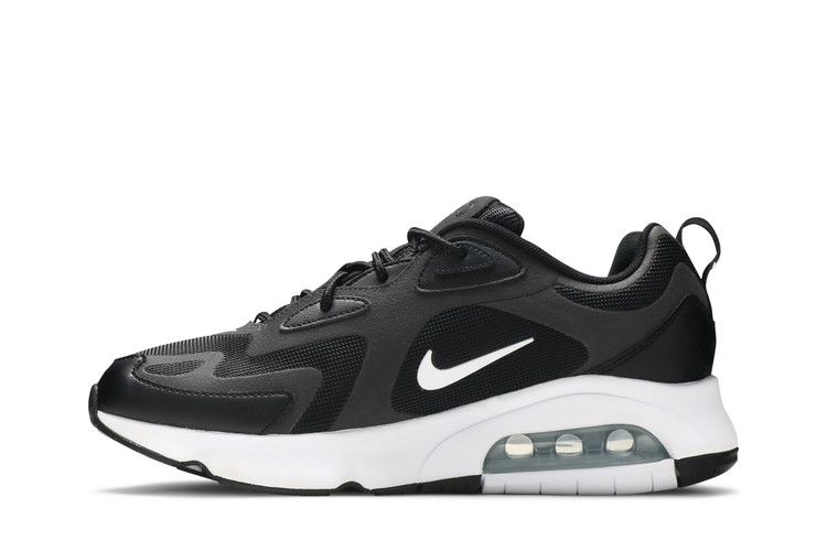 Nike Air Max 200 'Black' — Black/White/Off Noir