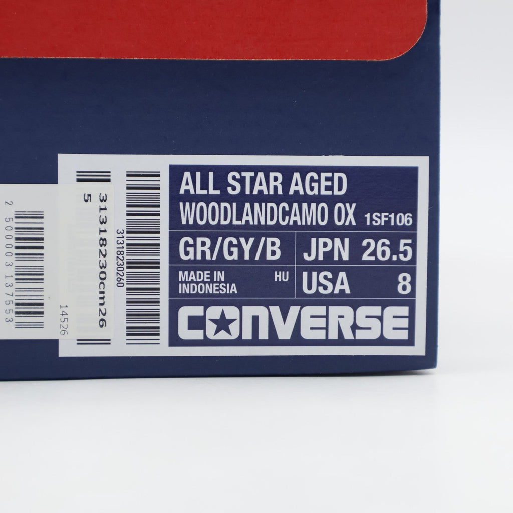31318230 Converse All Star Aged Woodlandcamo OX Green Gray Brown (Men's)
