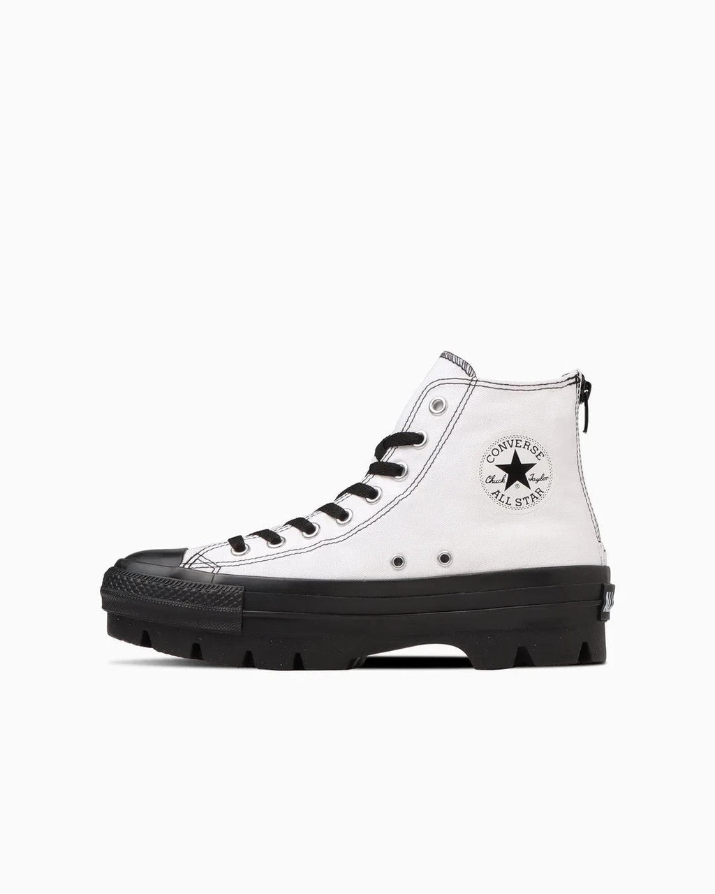31311790 Converse All Star Chunk Backzip Hi White Black (Men's)