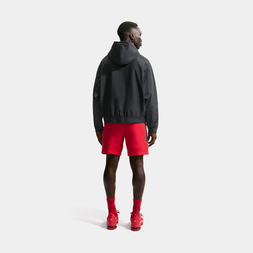 Tech Fleece Mens Shorts (Speed Red/White)