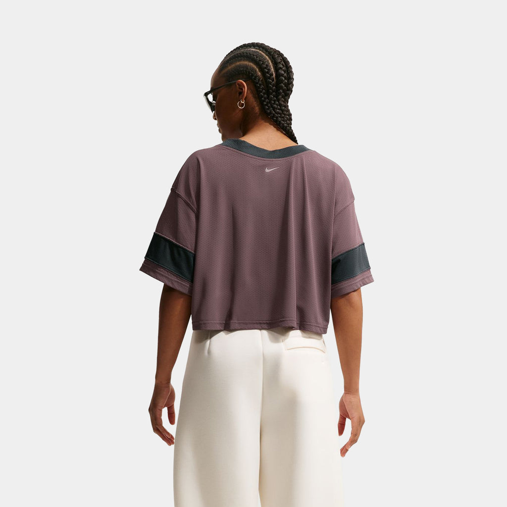 NSW Oversized Cropped Womens Jersey (Brown/Grey)