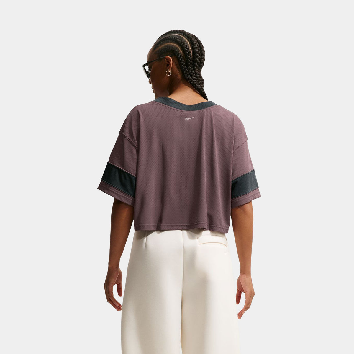 NSW Oversized Cropped Womens Jersey (Brown/Grey)