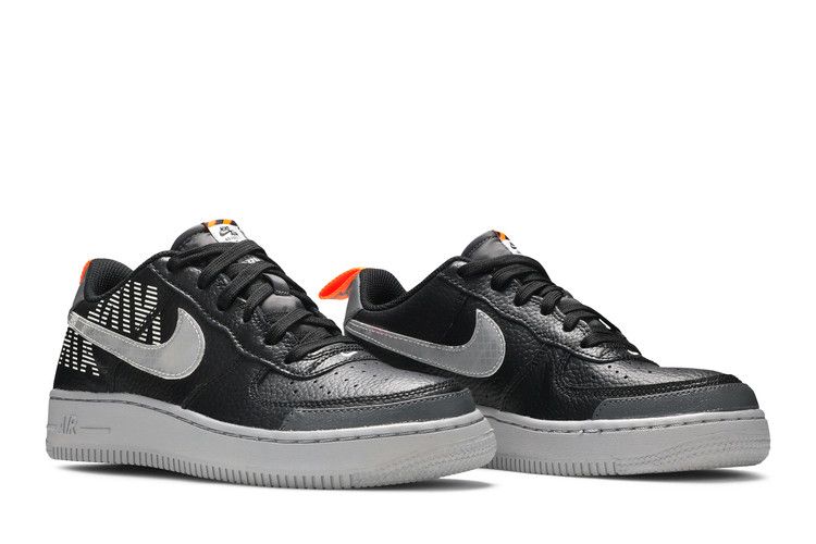 Nike Air Force 1 LV8 2 GS 'Under Construction - Black'
