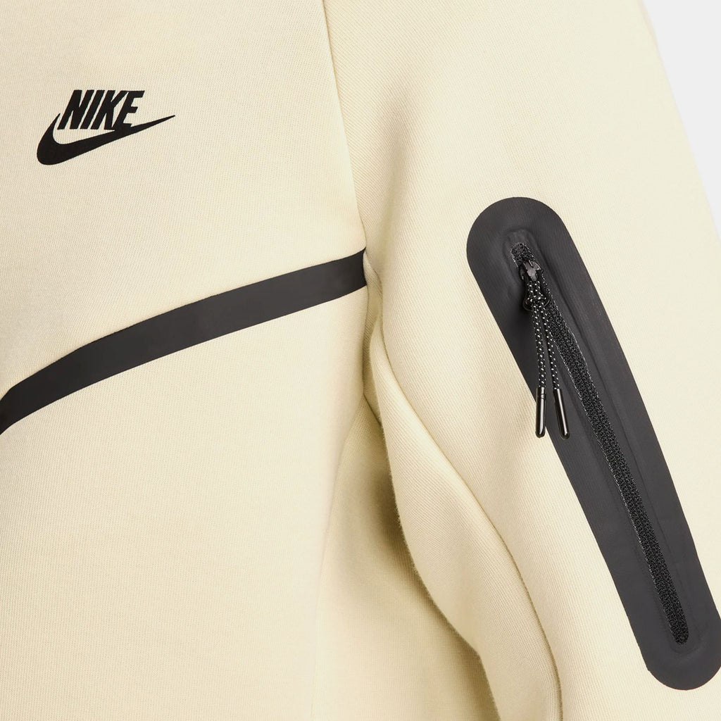 Tech Fleece Windrunner Full Zip Mens Jacket (Light Khaki/Black)