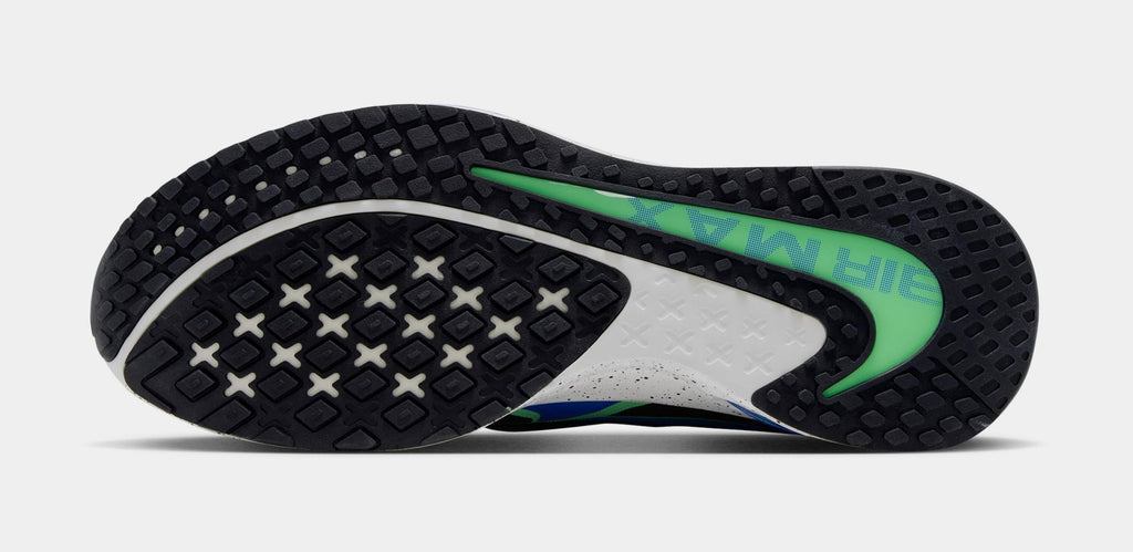 Air Max Metro Mens Running Shoes (Black/Black/Light Photo Blue/Illusion Green)