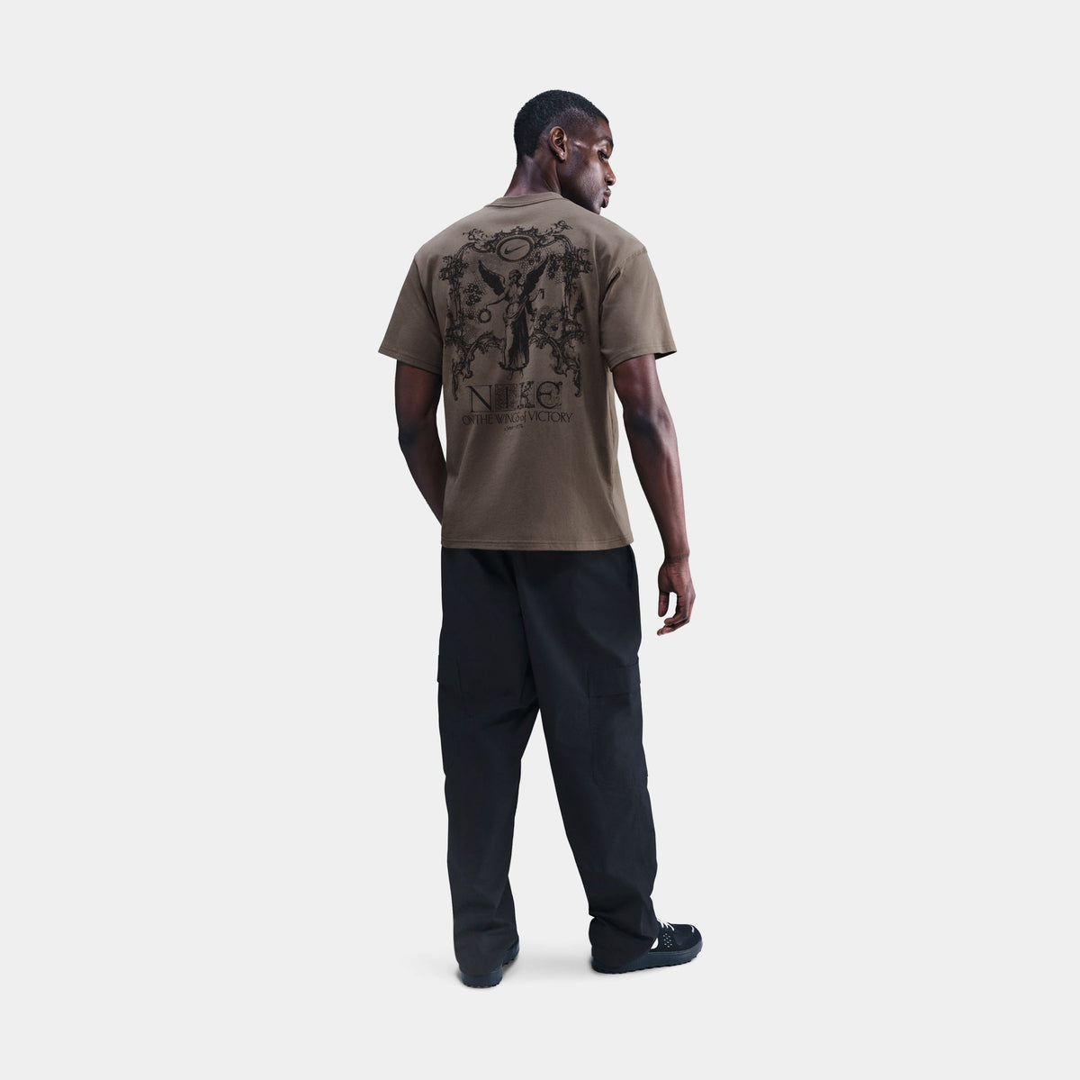 NSW Max 90 On The Wings Of Victory Mens Short Sleeve Shirt (Grey/Black)
