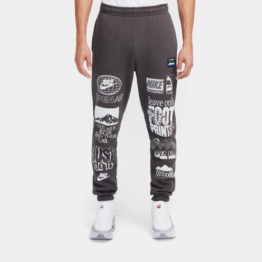 NSW Club Fleece Joggers Mens Sweatpants (Grey/Brown)