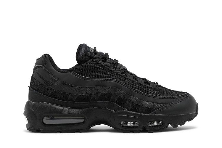 Nike Air Max 95 Essential 'Triple Black' — Black/Dark Grey/Black