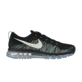 Nike Flyknit Air Max — Black/Summit White-Blue Glow-Bright Citrus-Green Glow