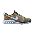 Nike Wmns Flyknit Air Max 'Multi-Color' — Black/Pink Pow-Chlorine Blue-White