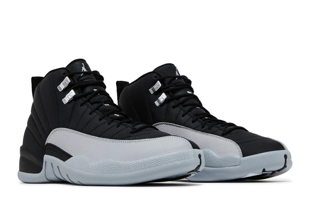 Jordan 12 Retro 'Barons' - Black Tumbled Leather Vintage Baseball Heritage