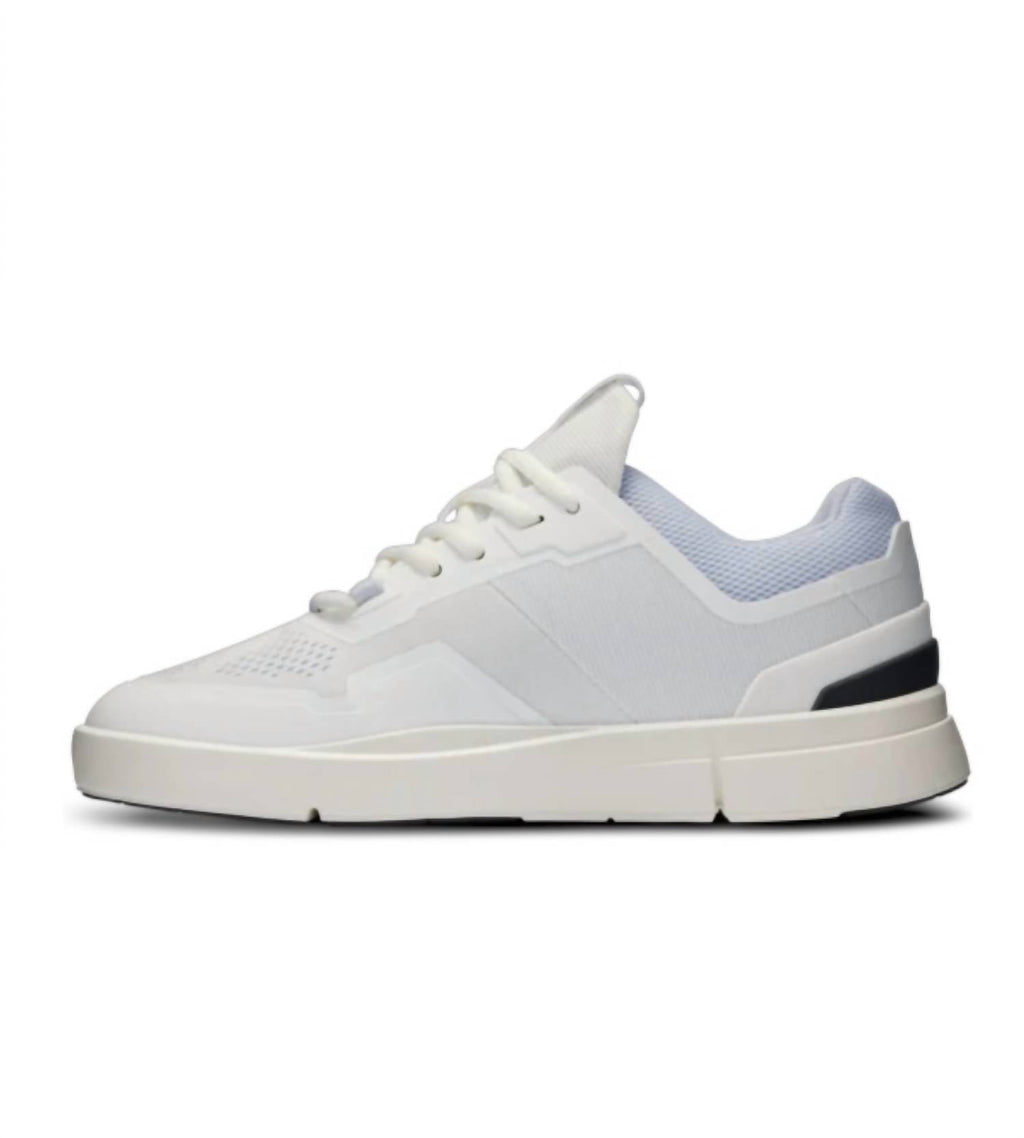 Women's The Roger Spin Sneaker In White Heather