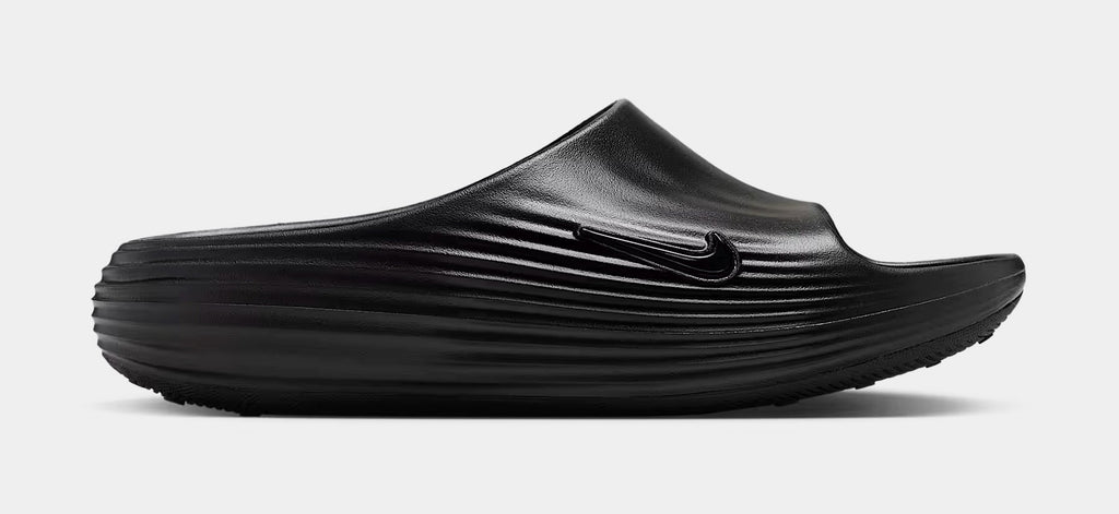 ReactX Rejuven8 Slide Mens Sandal (Black/Black/Black)