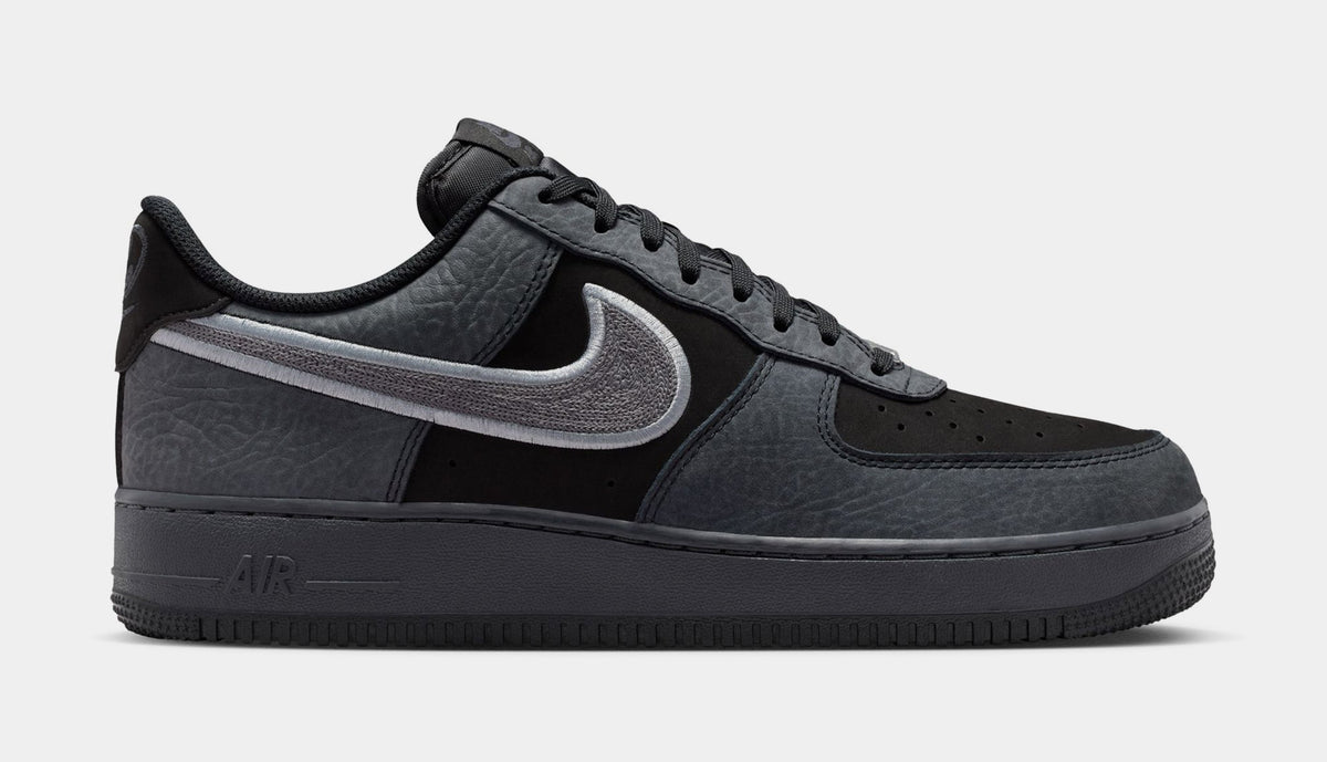 Air Force 1 Low Mens Lifestyle Shoes (Black/Smoke Grey/Dark Smoke Grey)