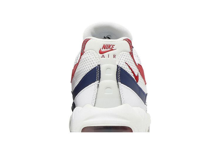 Nike Air Max 95 White Deep Royal Blue Gym Red