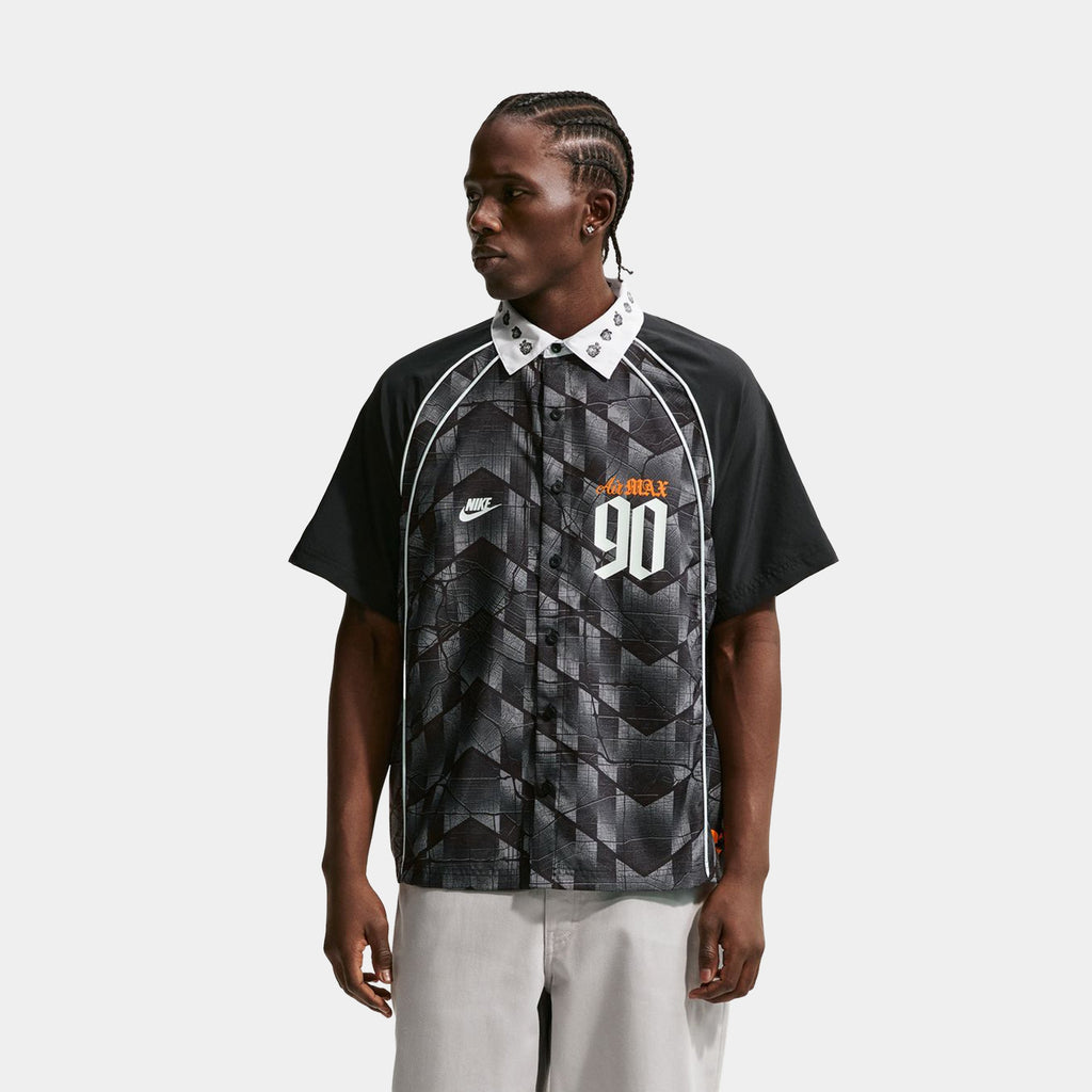 SB Dri Fit Bowler Skate Mens Jersey (Black/Bright Citrus)