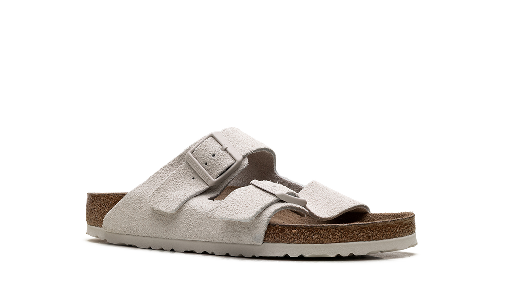 ARIZONA SOFT FOOTBED "Suede Leather - Antique White" 1024554