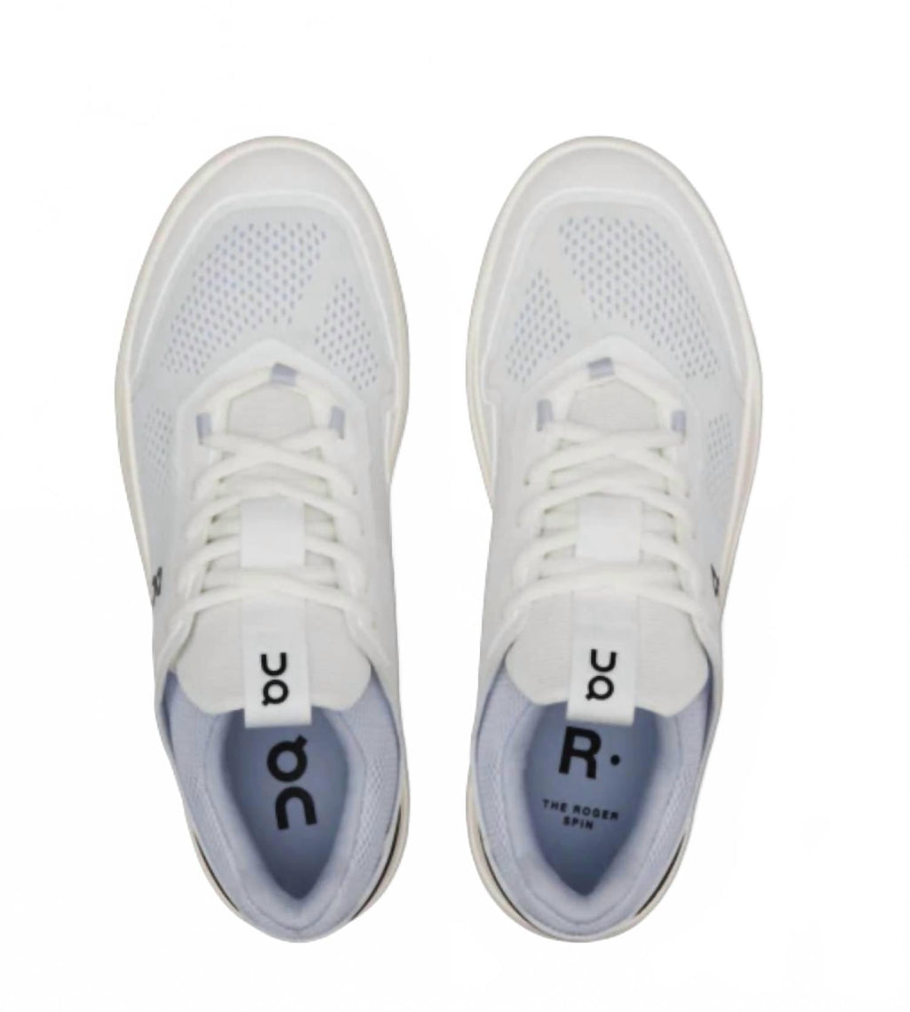 Women's The Roger Spin Sneaker In White Heather