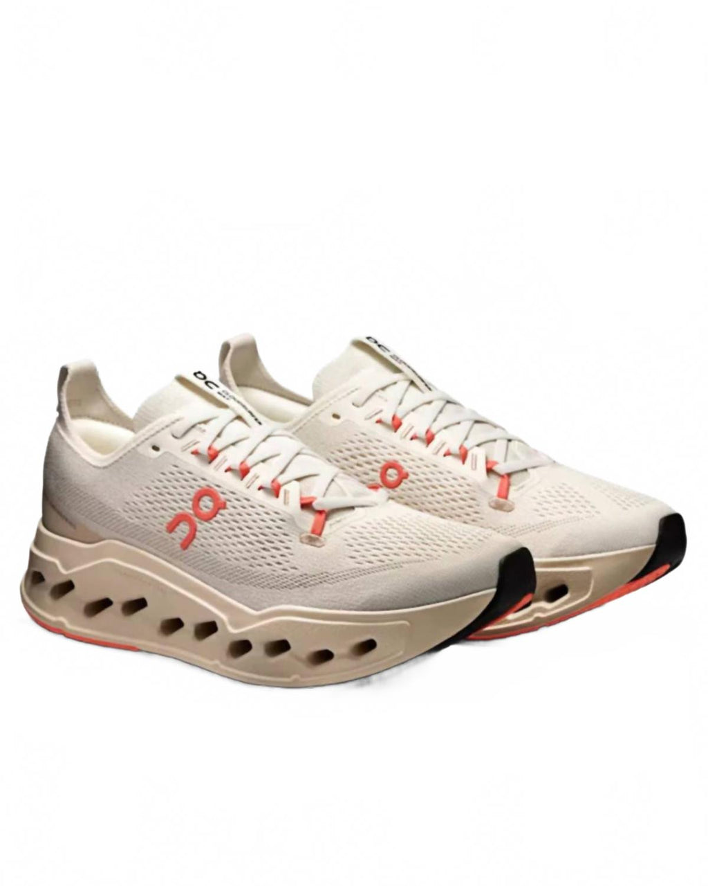 Men's Cloudsurfer Max Running Shoe In Ivory | Salmon