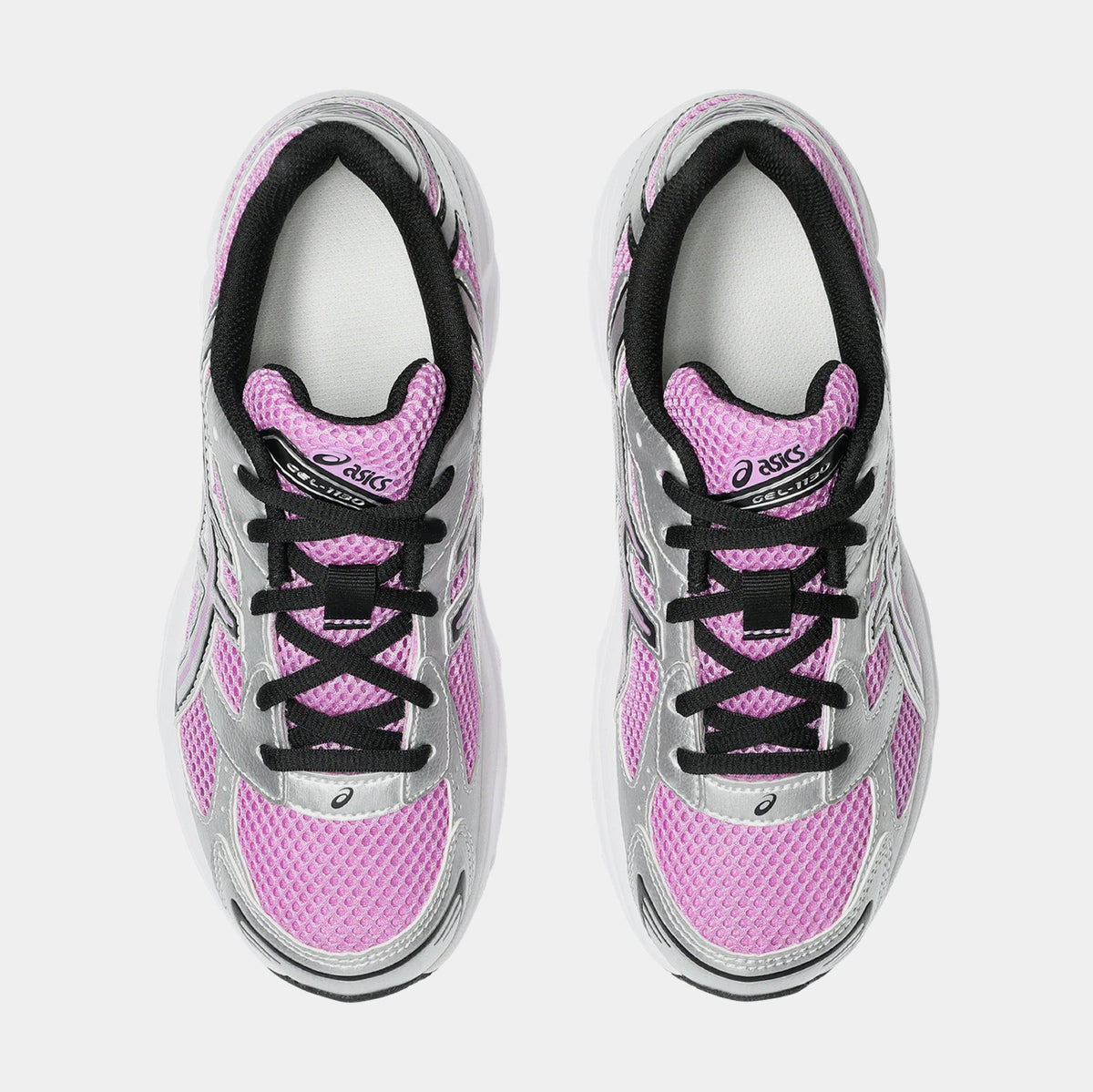 Gel 1130 Grade School Running Shoes (Lavender Glow/Pure Silver)