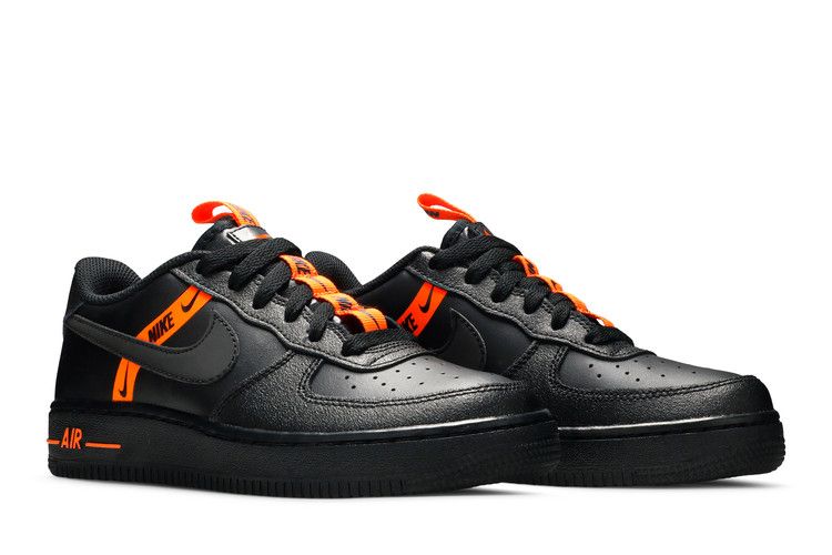 Nike Air Force 1 LV8 KSA GS 'Worldwide Pack - Black Total Orange'
