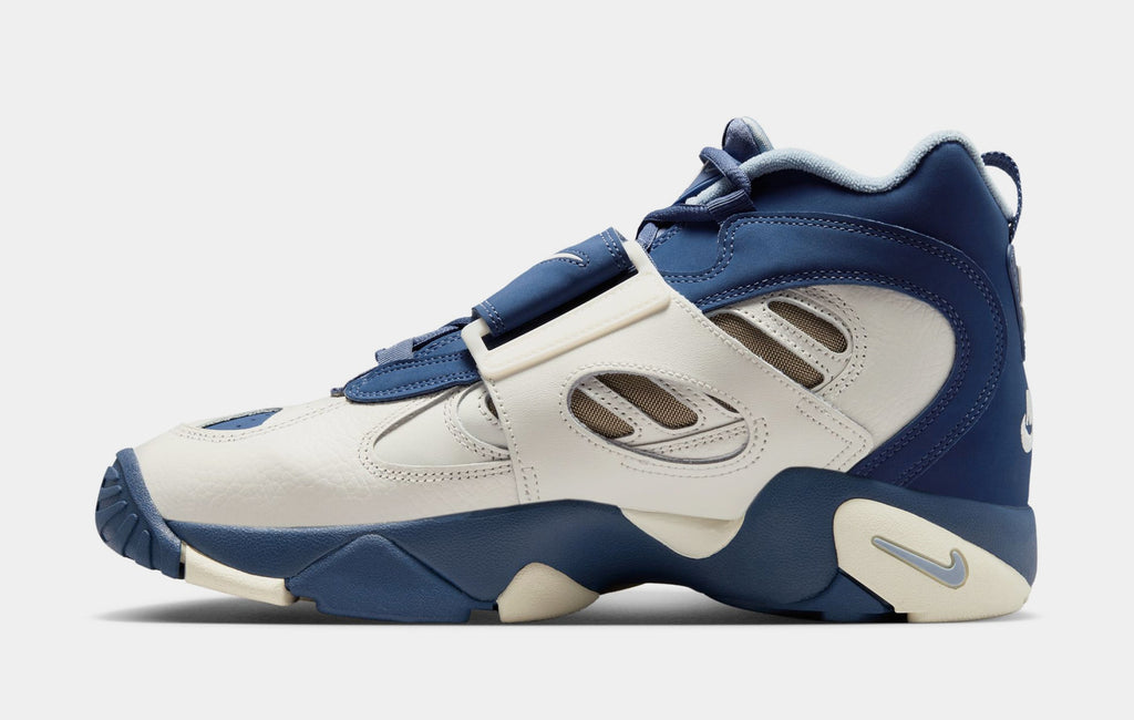 Air Diamond Turf II Sail And Blue Grey Mens Basketball Shoes (Sail/Mystic Navy/Blue Grey/Metallic Gold)