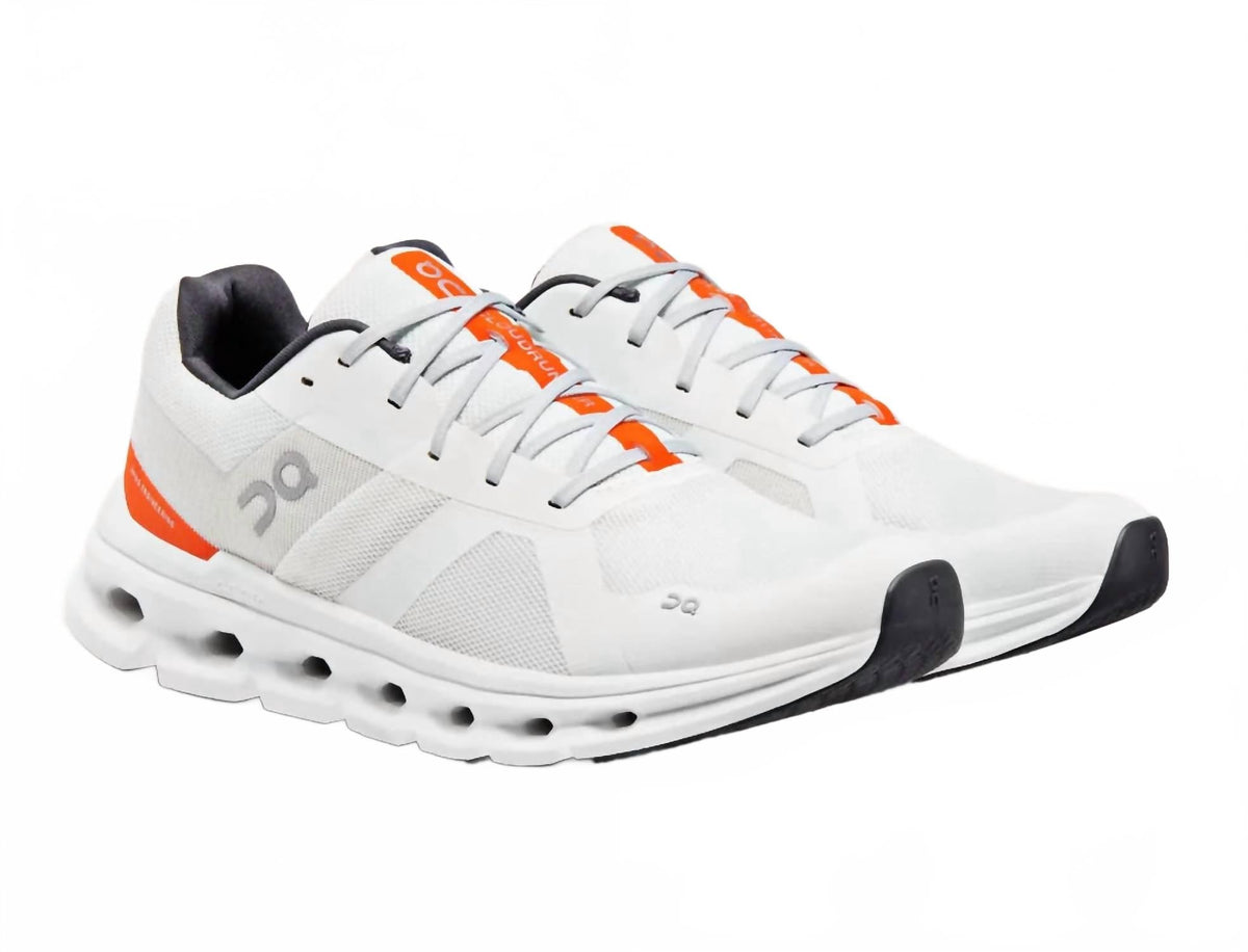 Men's Cloudrunner Running Shoes In Undyed White|Flame