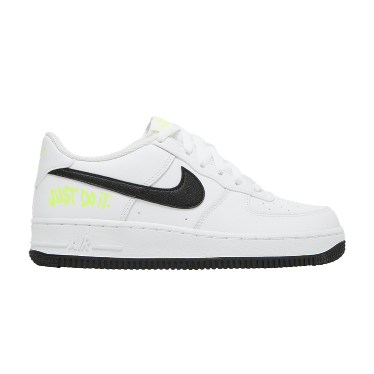 Nike Air Force 1 Low GS 'Just Do It - White Volt'