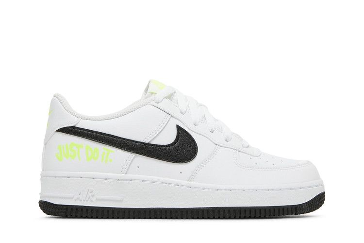 Nike Air Force 1 Low GS 'Just Do It - White Volt'