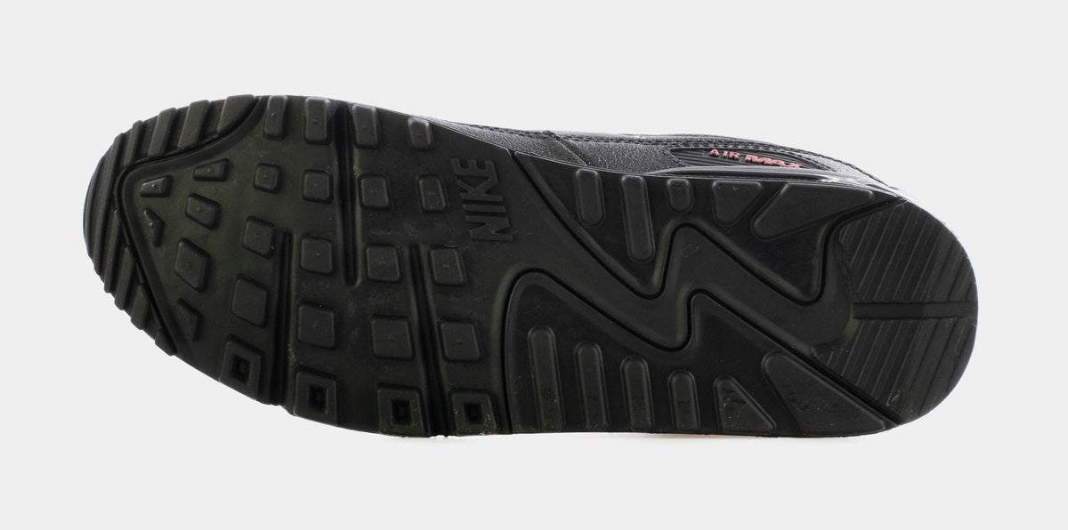 Air Max 90 Mens Lifestyle Shoes (Black/Sport Red/White)