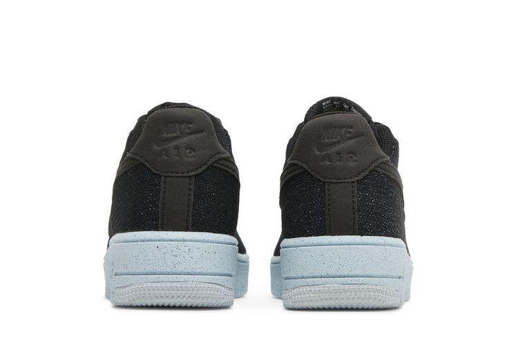Nike Air Force 1 Crater Flyknit GS 'Black Chambray Blue'