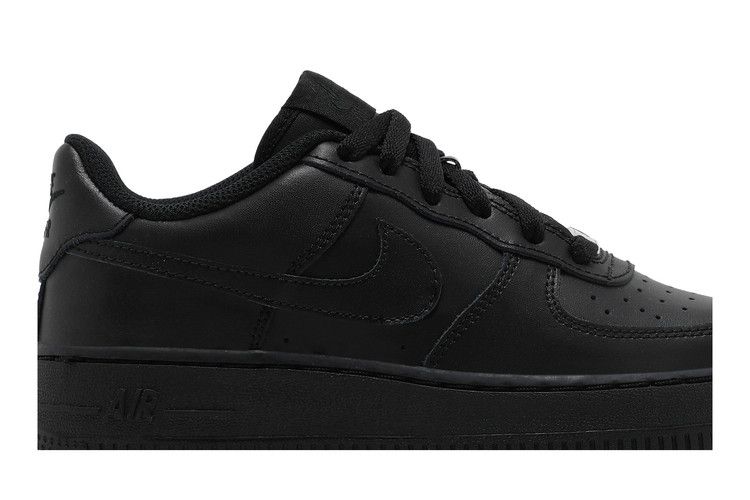 Nike Air Force 1 LE GS 'Triple Black' — Black/Black/Black