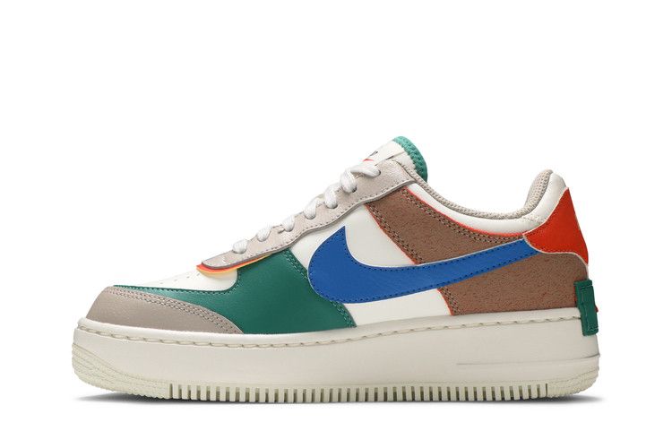 Nike Wmns Air Force 1 Shadow 'Sail Signal Blue Green'